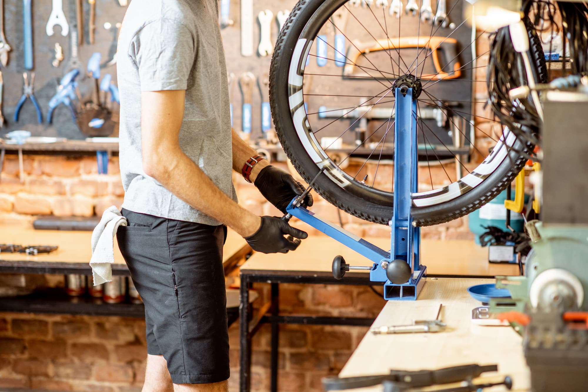 Riparazione bici